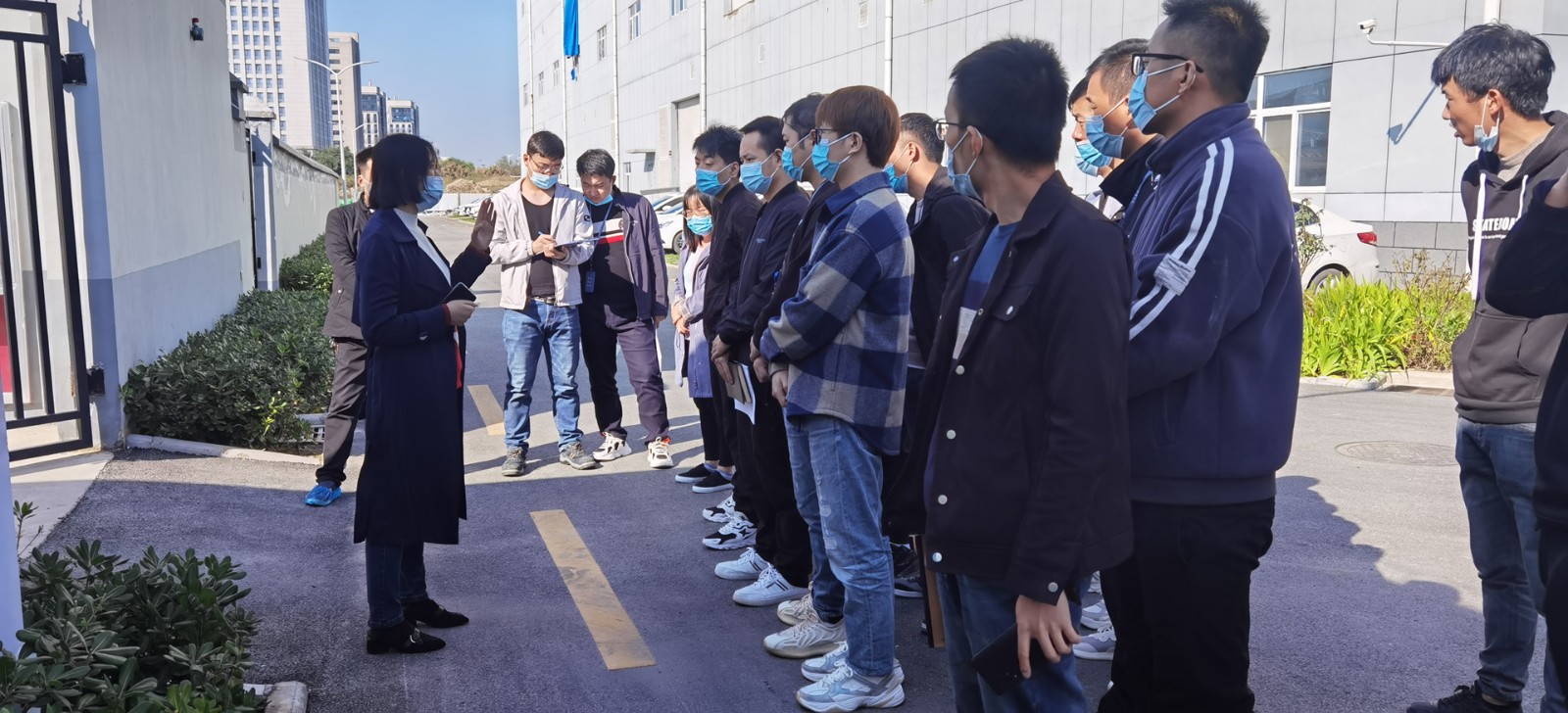 undefined Huayi Microelectronics Power Department organizes emergency drills for chemical leakage